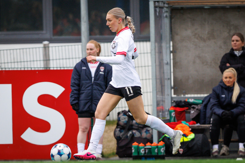Björg skoraði jöfnunarmark Þróttara þegar tuttugu mínútur voru eftir