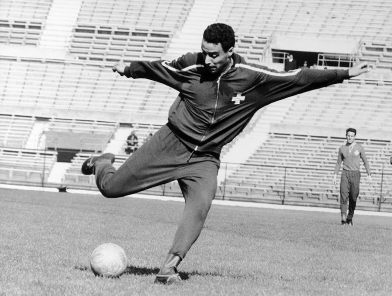 Roger Vonlanthen, leikmaður Sviss, á mótinu 1962.