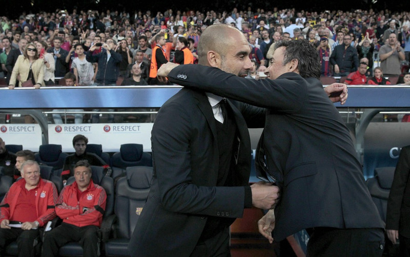 Enrique: Guardiola er besti stjóri sögunnar