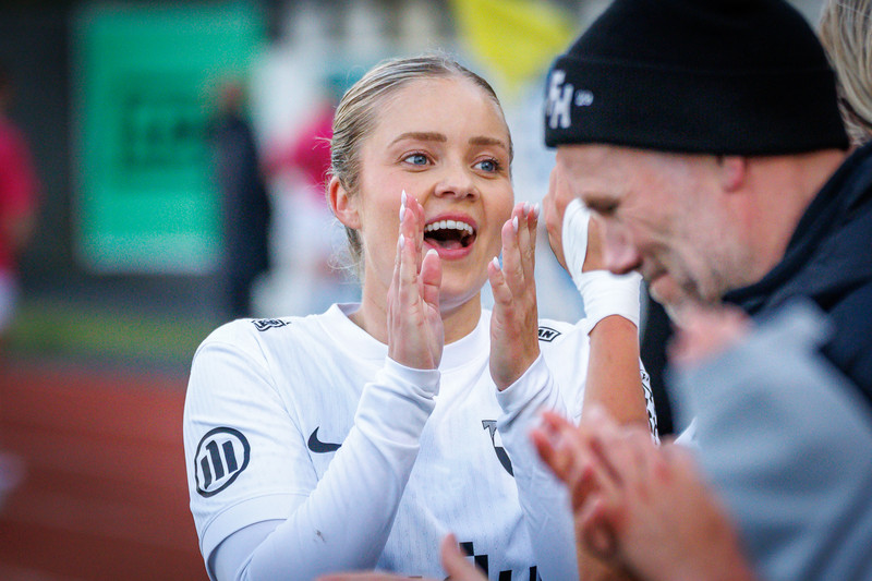 Andrea Rán skoraði beint úr hornspyrnu