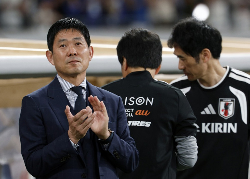 Hajime Moriyasu, landsliðsþjálfari Japans.
