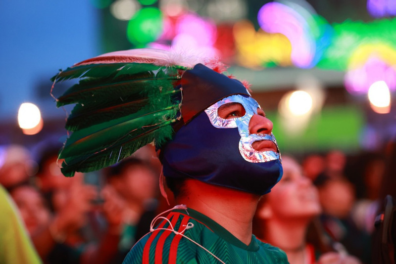 Heimamenn í Mexíkó eru miklir stemningsmenn.