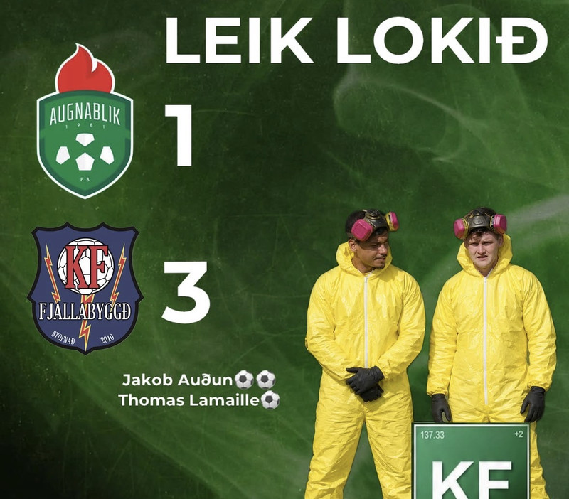 KF er komið með þrjá sigra í röð