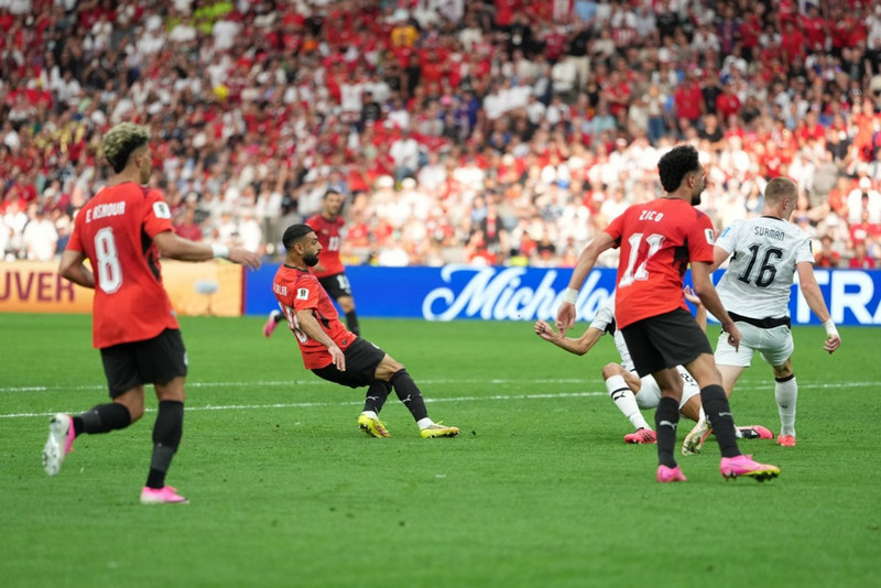 Mohamed Salah skoraði og lagði upp í sögulegum sigri Egypta