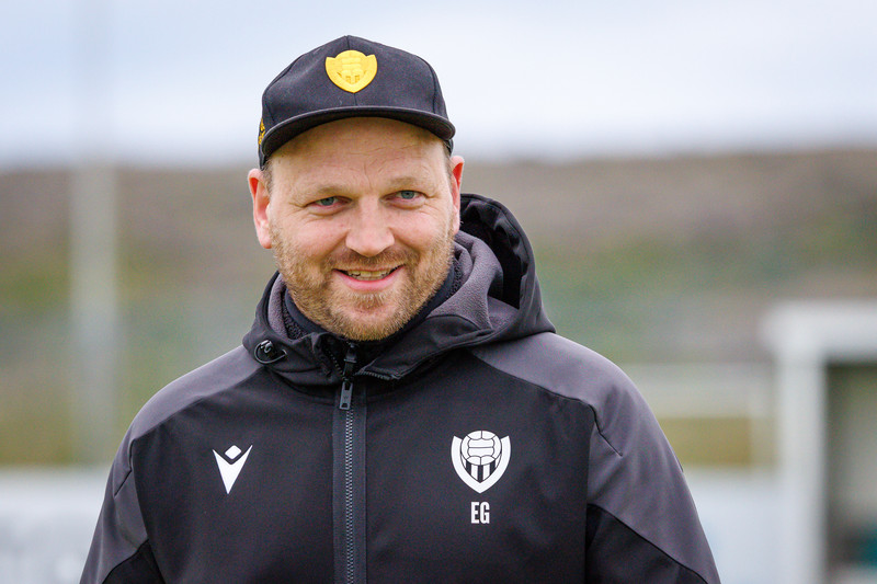 Einar Guðnason var gríðarlega ánægður með baráttu Víkings og frammistöðu Telmu í 1-0 sigri á FH í Kaplakrika.
