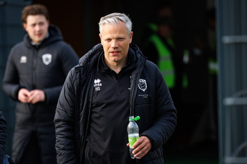 Helgi Sigurðsson stýrði Fram í fjarveru Rúnars sem var veikur