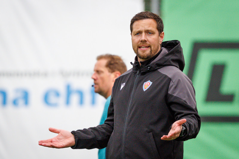 Hallgrímur Jónasson náði stórum áfanga og KA verðlaunaði hann með dramtískum sigri.