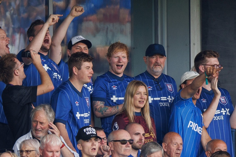 Sheeran er mikill stuðningsmaður Ipswich.