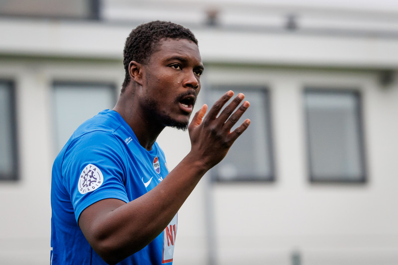 Omar Sowe fékk að líta rauða spjaldið.