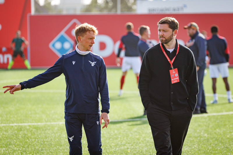 Chris Brazell og Gareth Owen.