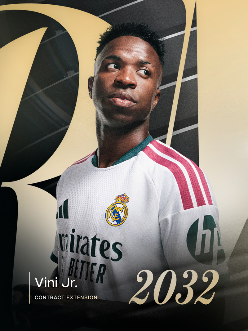 Vini Jr framlengir við Real Madrid til 2032 (Staðfest)