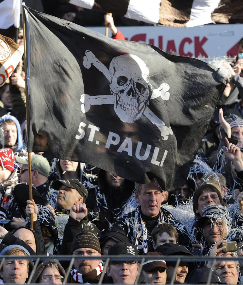 Stuðningsmenn St. Pauli eru magnaðir.