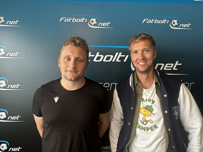 Grétar Óskarsson og Orri Freyr Rúnarsson.