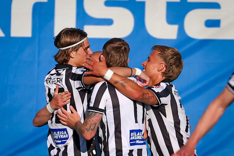 KR-ingar skoruðu fimm mörk gegn Fram og slógu markamet.