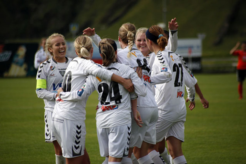 Elínborg gaf viðtal í sturtunni með stelpunum