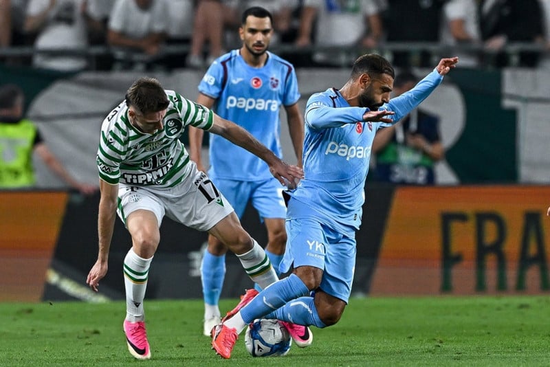 Mo Salah í leiknum gegn Ferencvaros