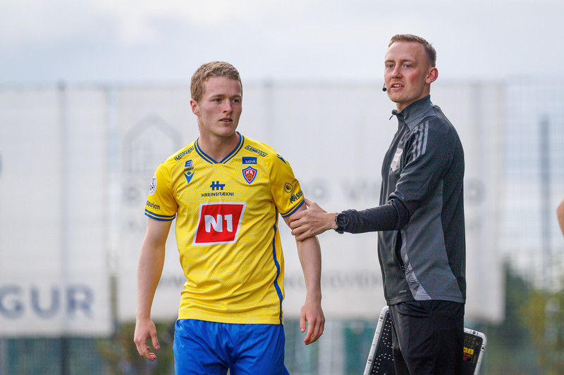 Eiður hrósaði 17 ára leikmanni KA