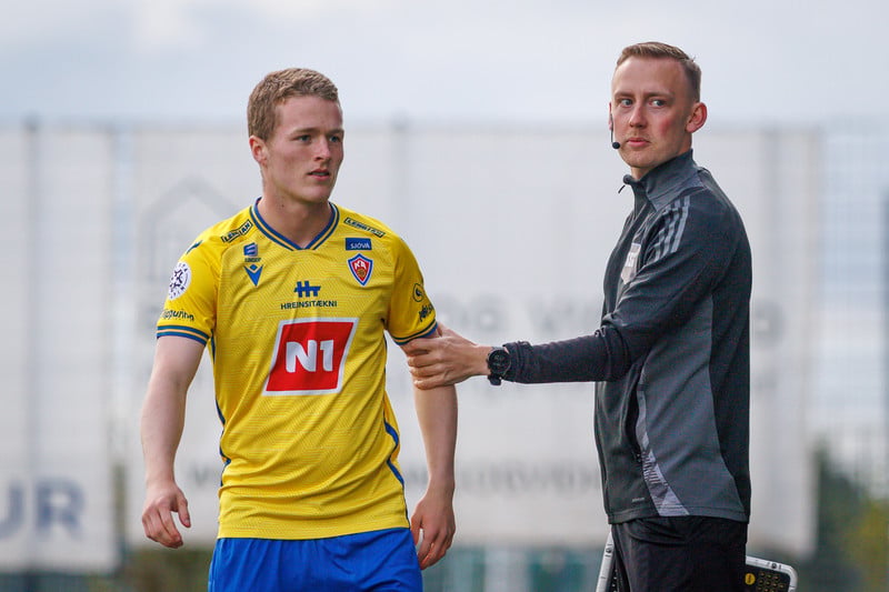 Eiður hrósaði 17 ára leikmanni KA