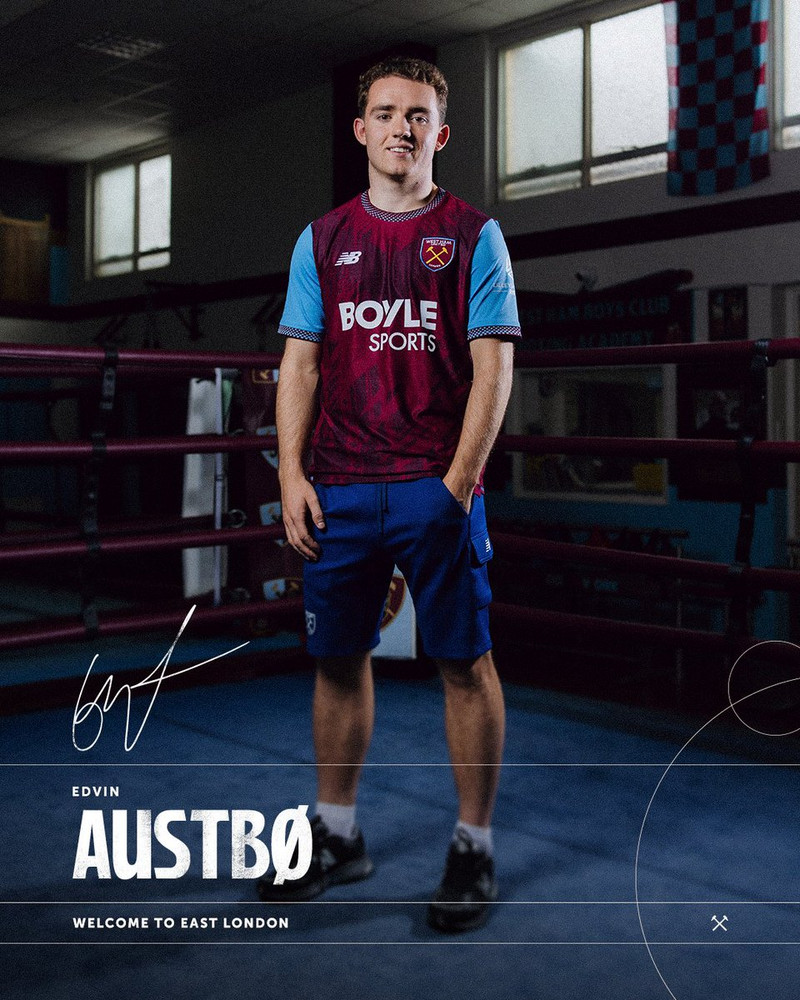 Edvin Austbö til West Ham (Staðfest) - Frábært fyrir Amin Cosic
