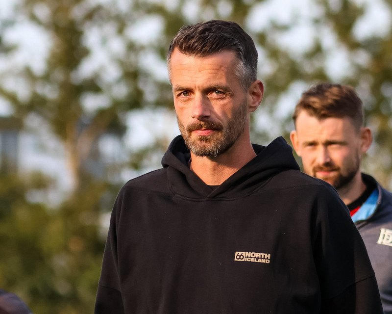 „Hann er að reyna komast inn í hausinn hjá okkur en það gengur ekki.“
