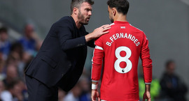 Sjáðu mörkin: Baulað þegar Man Utd glutraði niður...