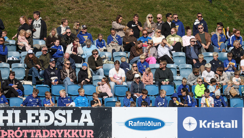 Myndaveisla: Gleði þegar Gróttukonur komust upp í Bestu