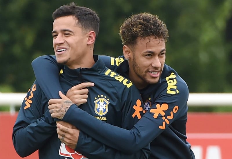 Philippe Coutinho og Neymar munu spila saman hjá Santos