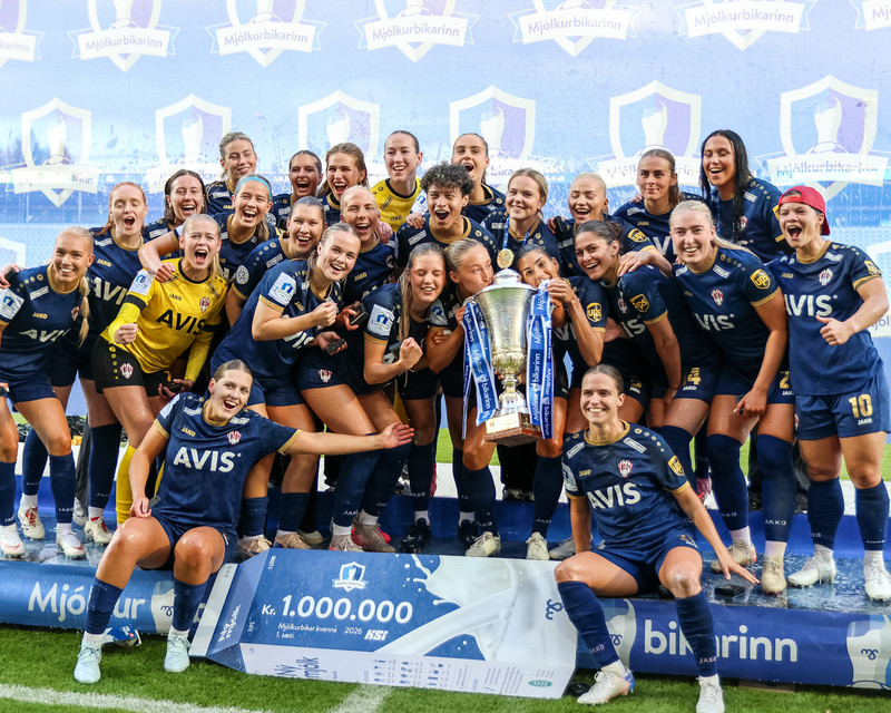 Unnur Dóra Bergsdóttir skoraði sigurmark Þróttar í úrslitaleik Mjólkurbikarsins.