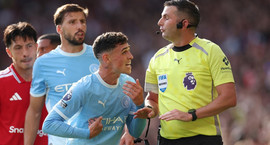 Sjáðu það helsta úr Manchesterslagnum: Foden sá rautt