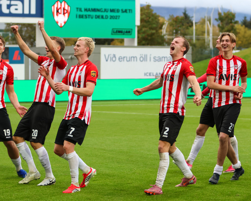 Myndaveisla: Þróttur upp í Bestu deildina