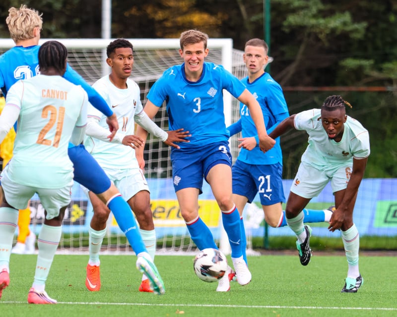Myndaveisla: U21 landsliðið gerði jafntefli við Frakka
