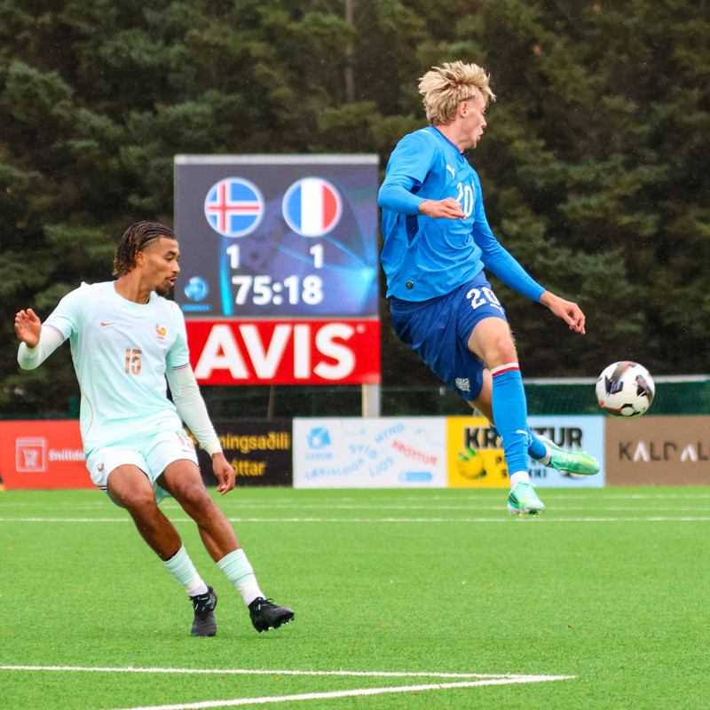 Myndaveisla: U21 landsliðið gerði jafntefli við Frakka