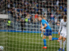 Andri Lucas Guðjohnsen skoraði með kollspyrnu
