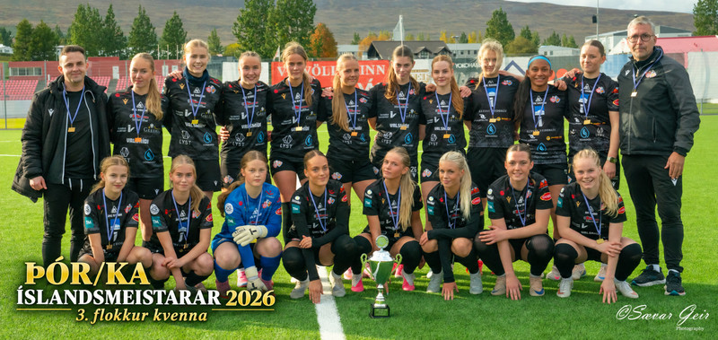 Myndaveisla: Þór/KA Íslandsmeistari í 3. flokki