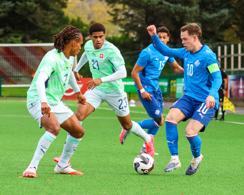 Myndaveisla: U21 landsliðið fór á kostum gegn Sviss