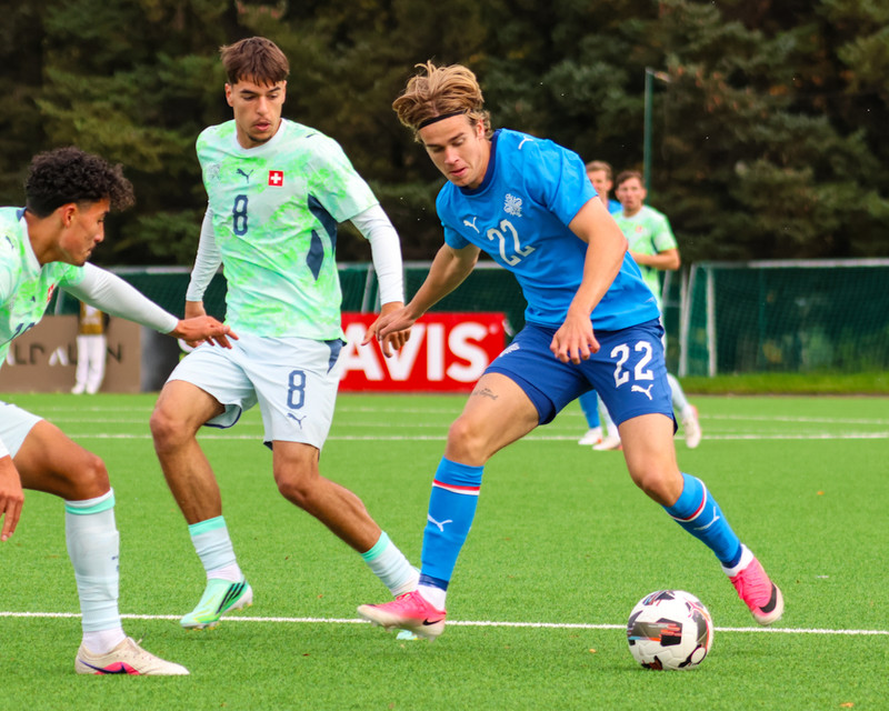 Myndaveisla: U21 landsliðið fór á kostum gegn Sviss