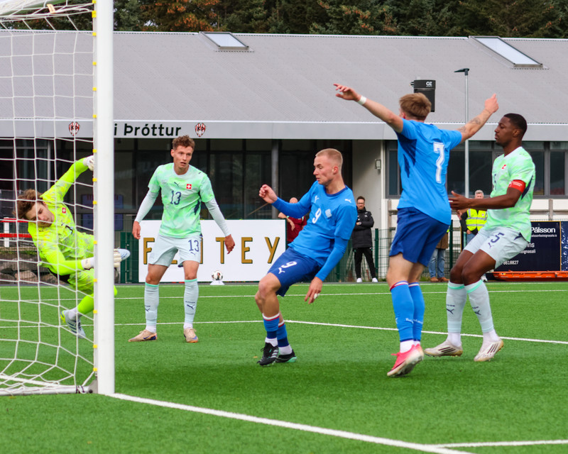 Myndaveisla: U21 landsliðið fór á kostum gegn Sviss