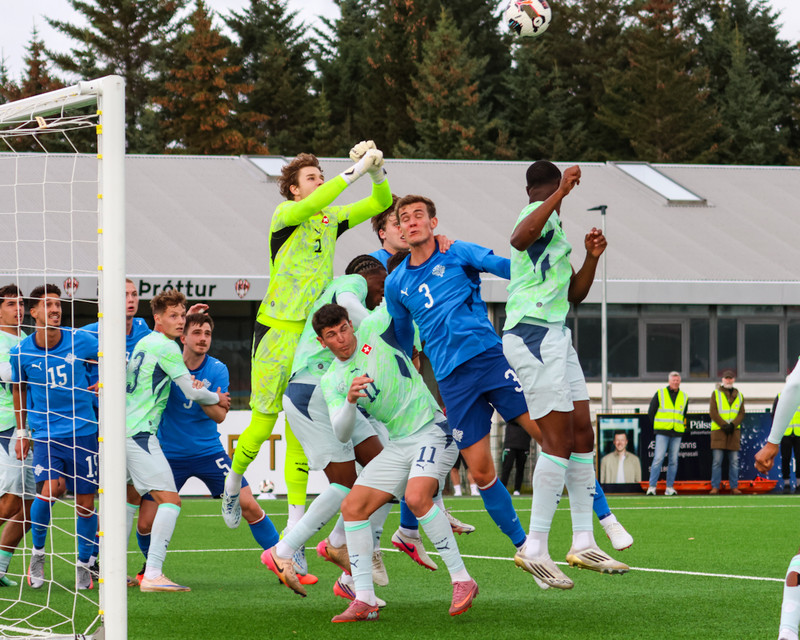 Myndaveisla: U21 landsliðið fór á kostum gegn Sviss