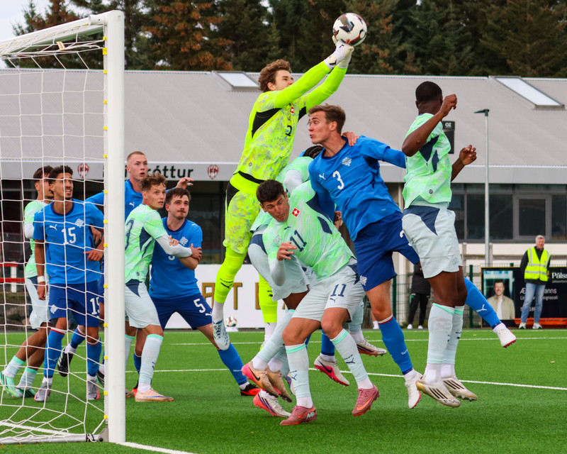 Myndaveisla: U21 landsliðið fór á kostum gegn Sviss