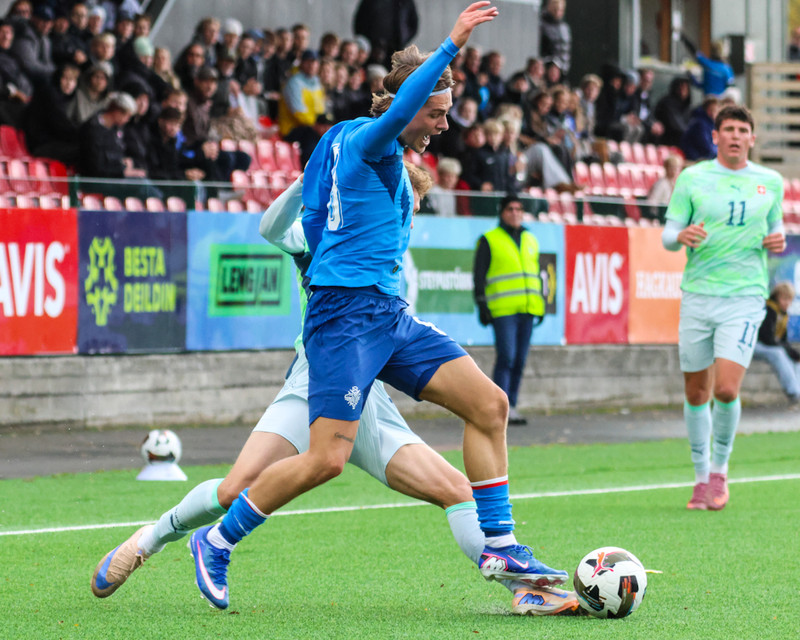Myndaveisla: U21 landsliðið fór á kostum gegn Sviss