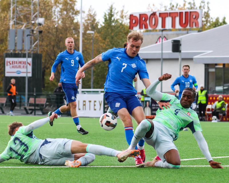 Myndaveisla: U21 landsliðið fór á kostum gegn Sviss