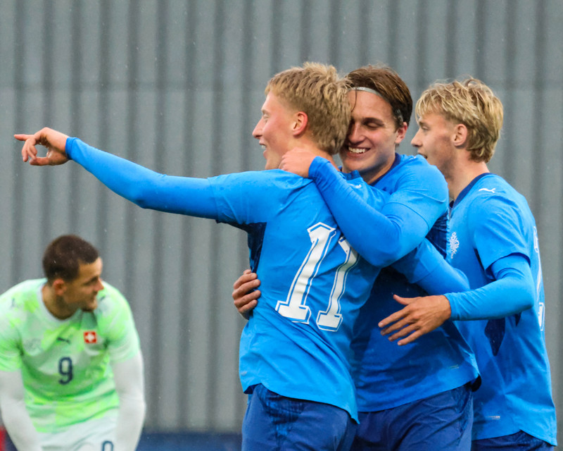 Myndaveisla: U21 landsliðið fór á kostum gegn Sviss