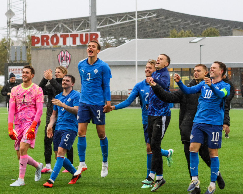 Myndaveisla: U21 landsliðið fór á kostum gegn Sviss