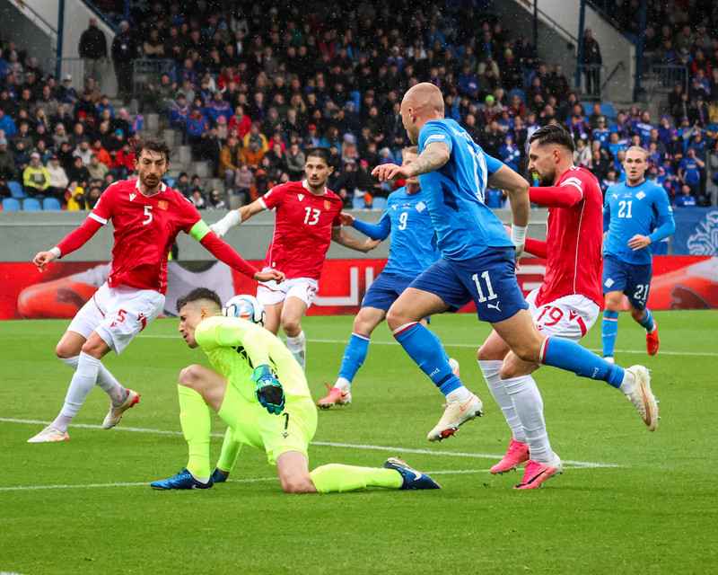 Myndaveisla: Ísland vann annan 3-0 sigurinn í röð