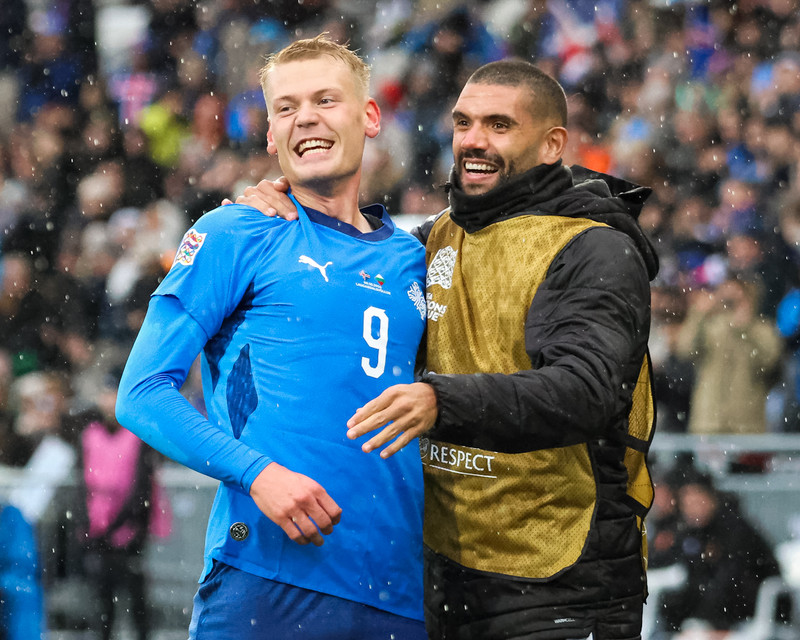 Orri Steinn skoraði markið