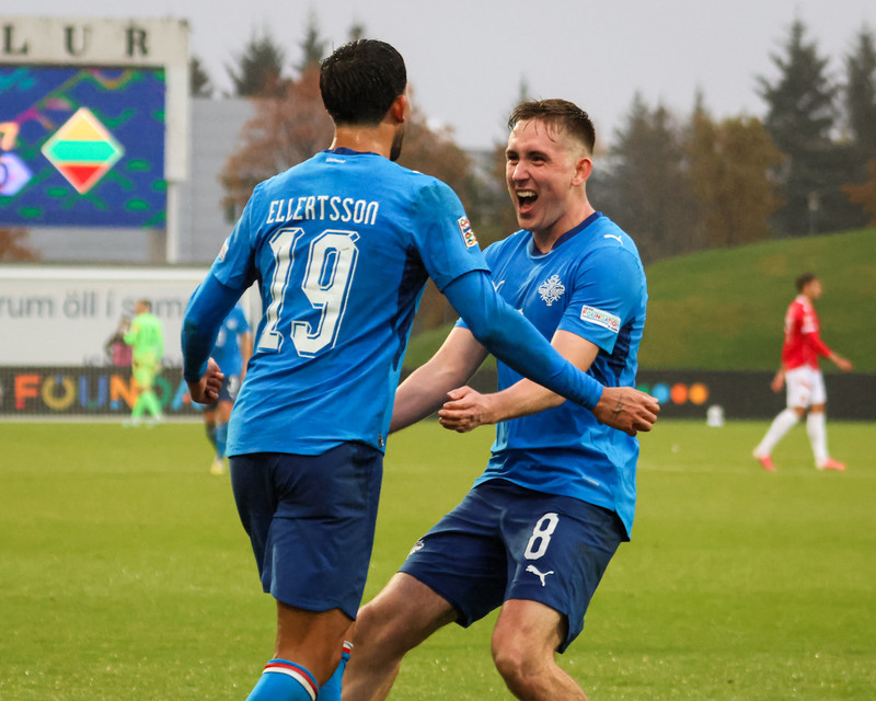 Myndaveisla: Ísland vann annan 3-0 sigurinn í röð