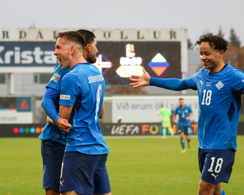 Myndaveisla: Ísland vann annan 3-0 sigurinn í röð