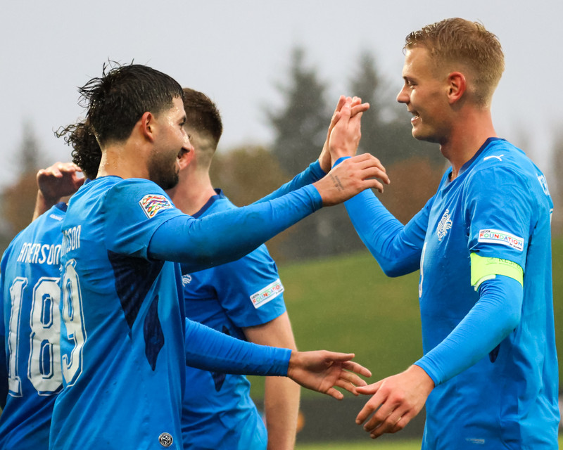 Myndaveisla: Ísland vann annan 3-0 sigurinn í röð
