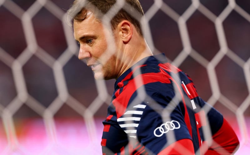 Manuel Neuer gerði skelfileg mistök í fyrra markinu