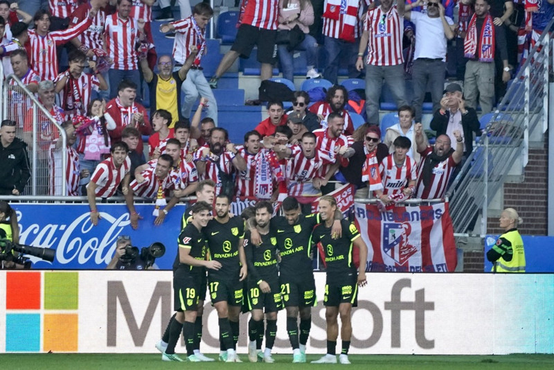 Cristian Romero skoraði sigurmark Atlético